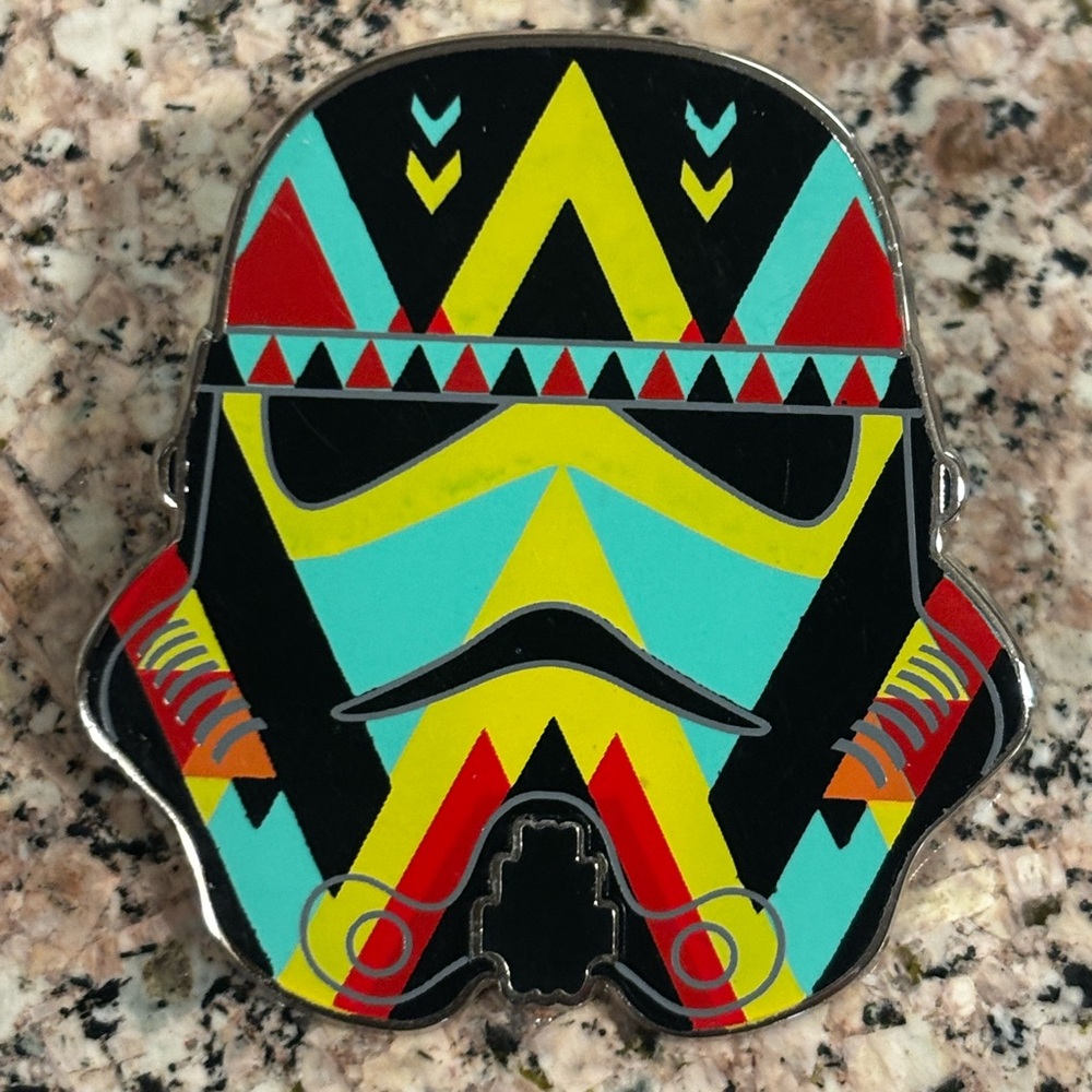 2016 Disney Mystery Pin Star Wars Stormtrooper Helmets Aztec